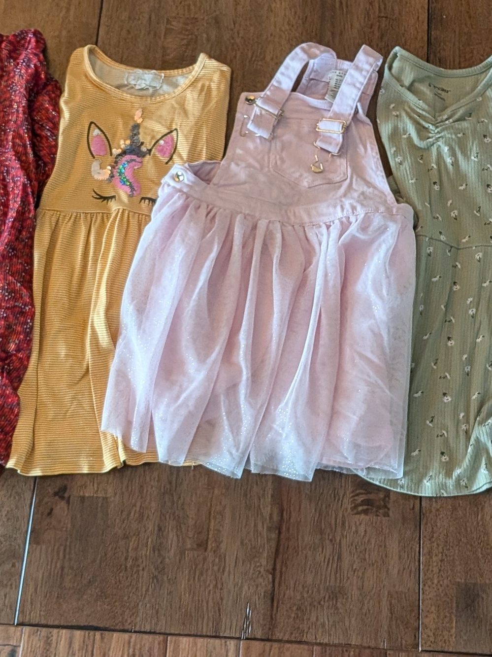 Little Girl Size 6-7 Dress Lot (8)